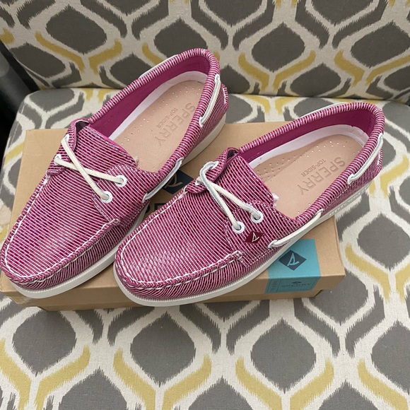 Sperry Shoes - Sperry Top-Sider Pink Boat Shoes